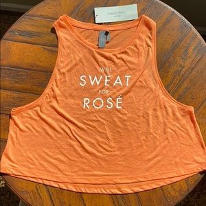Brand NEW workout crop vest (tank top)